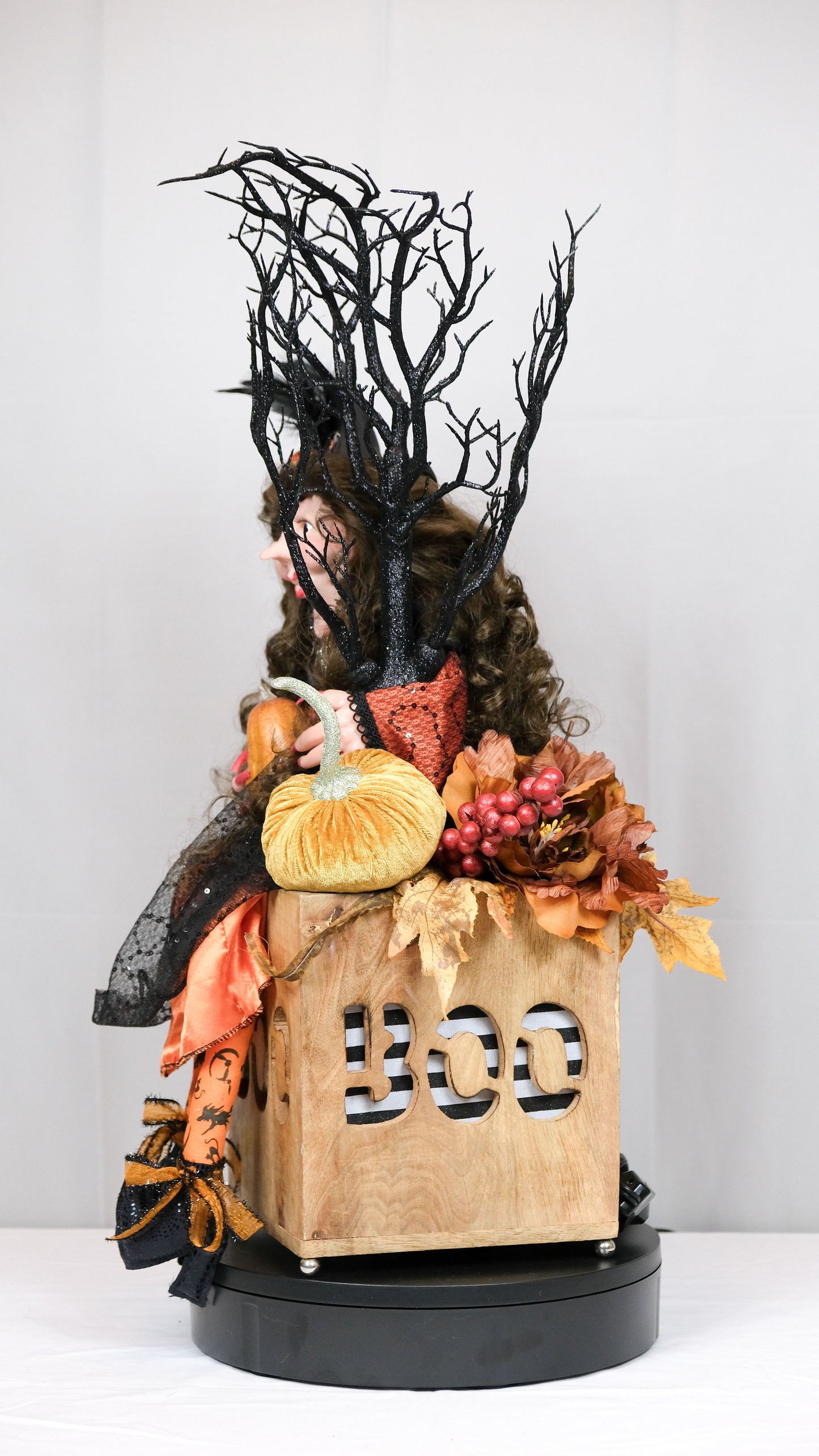 Witch Doll Light Up Boo Box